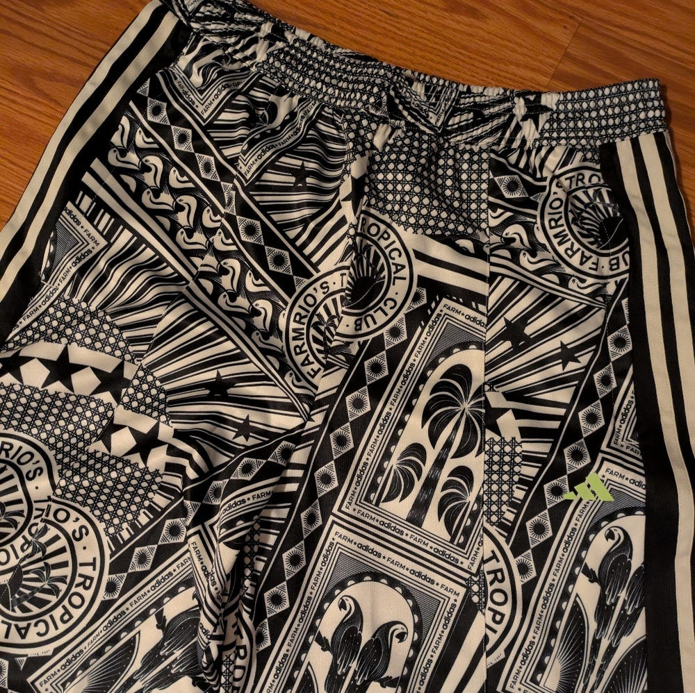 Adidas Monochrome Graphic Track Pants